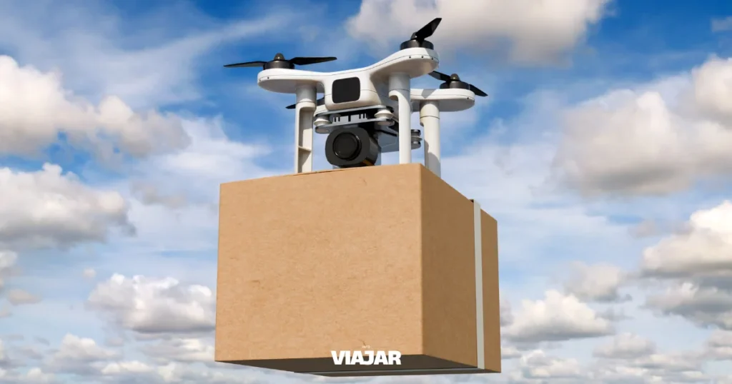 Por 50 céntimos, el UberEats chino te entrega tu pedido en la Gran Muralla mediante drones