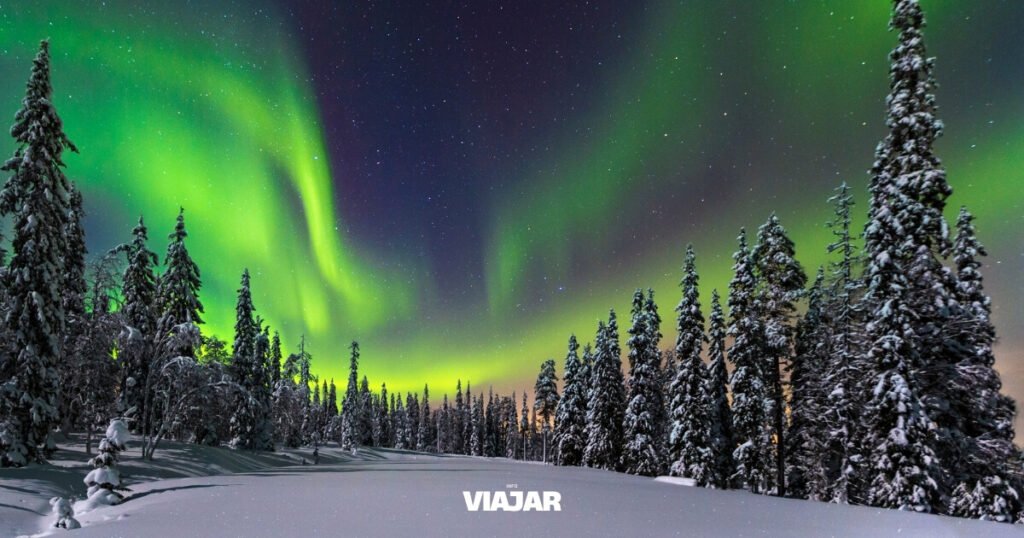 Auroras boreales en Finlandia